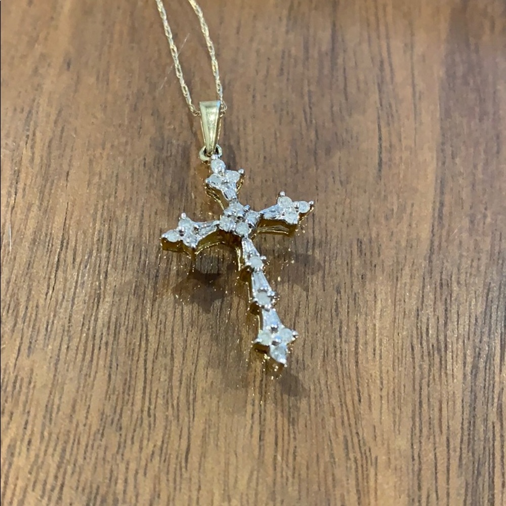 Diamond Cross Necklace